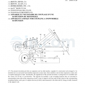 Apparatus and kit for coupling a snowmobile suspension CA