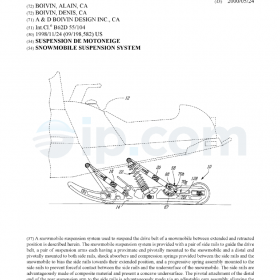 Snowmobile suspension system (CA)