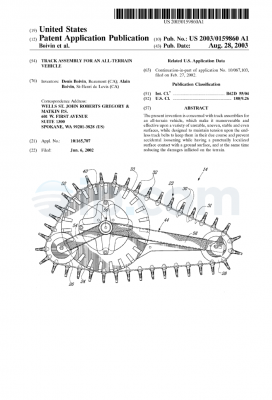 Track assembly for an all-terrain vehicle (US) 2