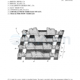 Track for snow vehicles ca-2