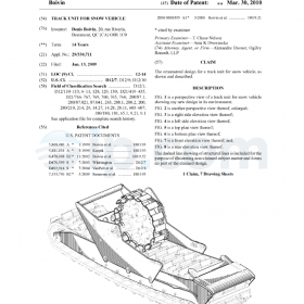 Track unit for snow vehicle