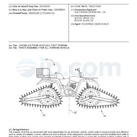 Track assembly for an all-terrain vehicle CA 3