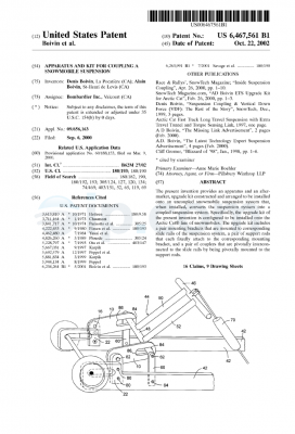 Apparatus and kit for coupling a snowmobile suspension